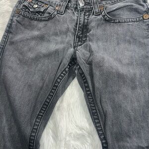 True religion 31x33 Men's Charcoal Straight Jeans